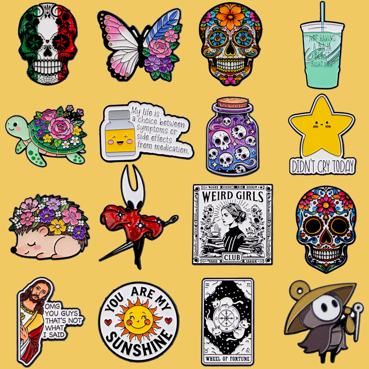 Party Games Quotes - Funny Sun Quotes Enamel Pin Mexican