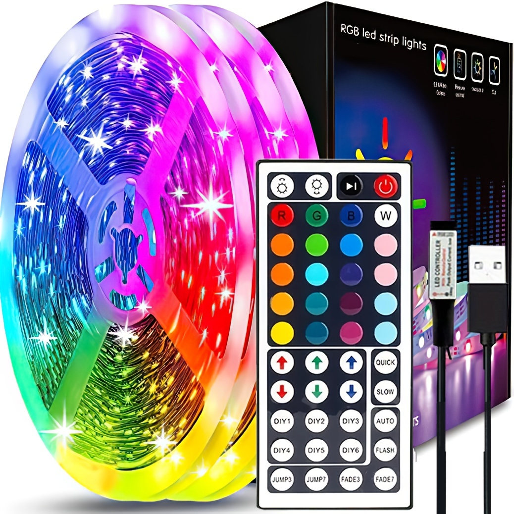 Party Games Switch - USB LED Strip Lights with 44