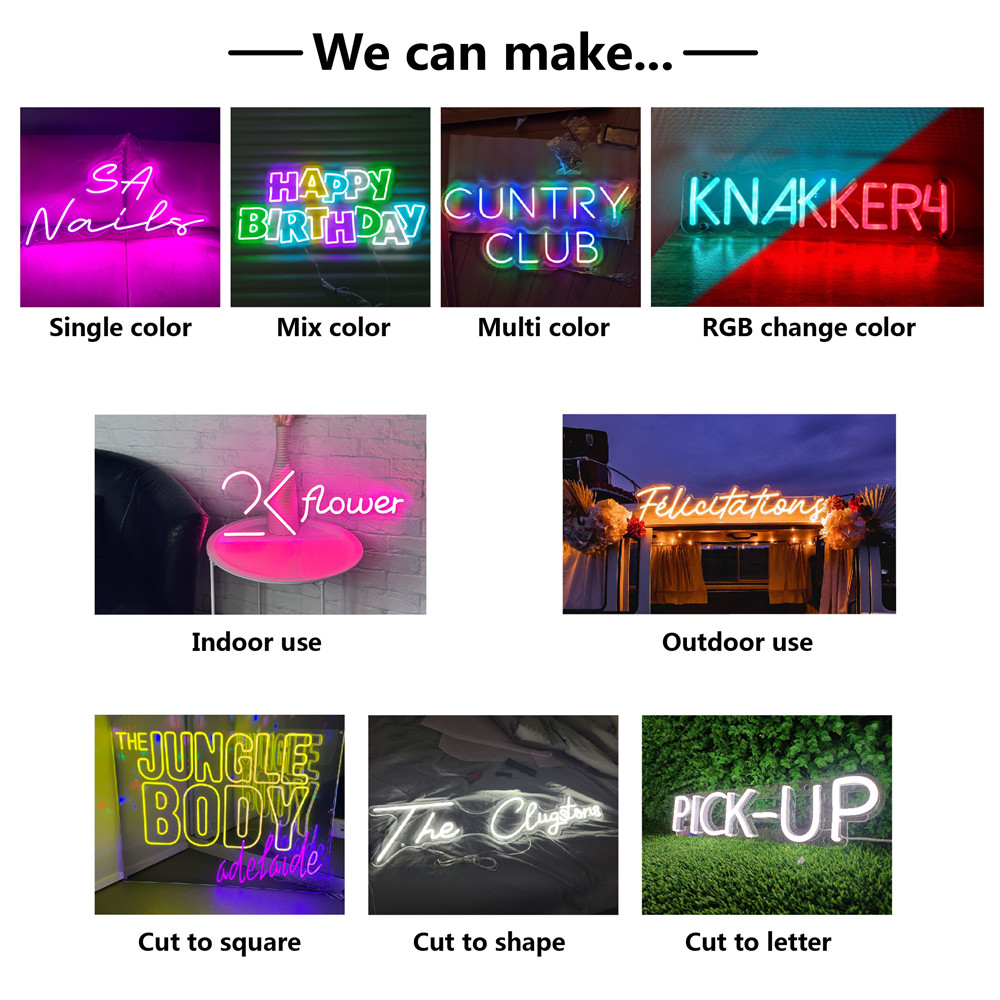 Customizable LED Neon Sign Nam - Party Games Name reseña y precio