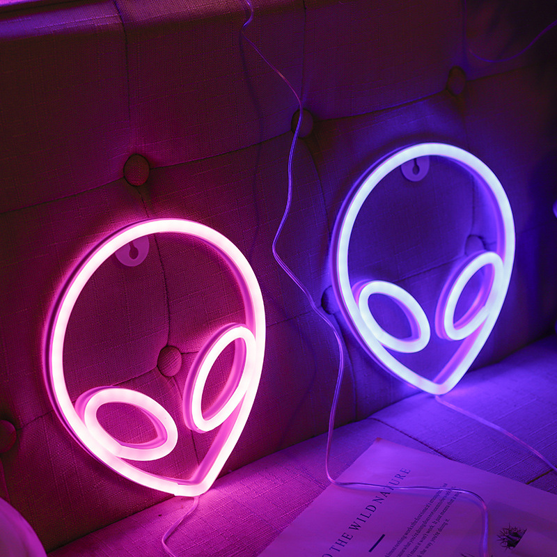 Green Alien Neon Signs for Wal - Party Games Switch reseña y precio