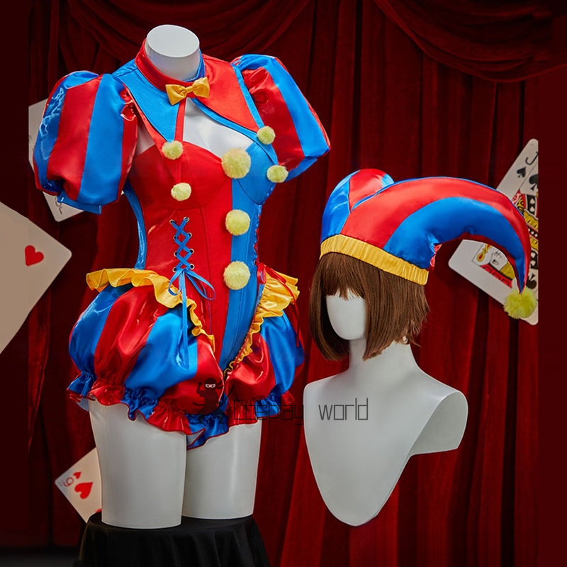 Newly Pomni Cosplay Costume fo - Party Games Name reseña y precio