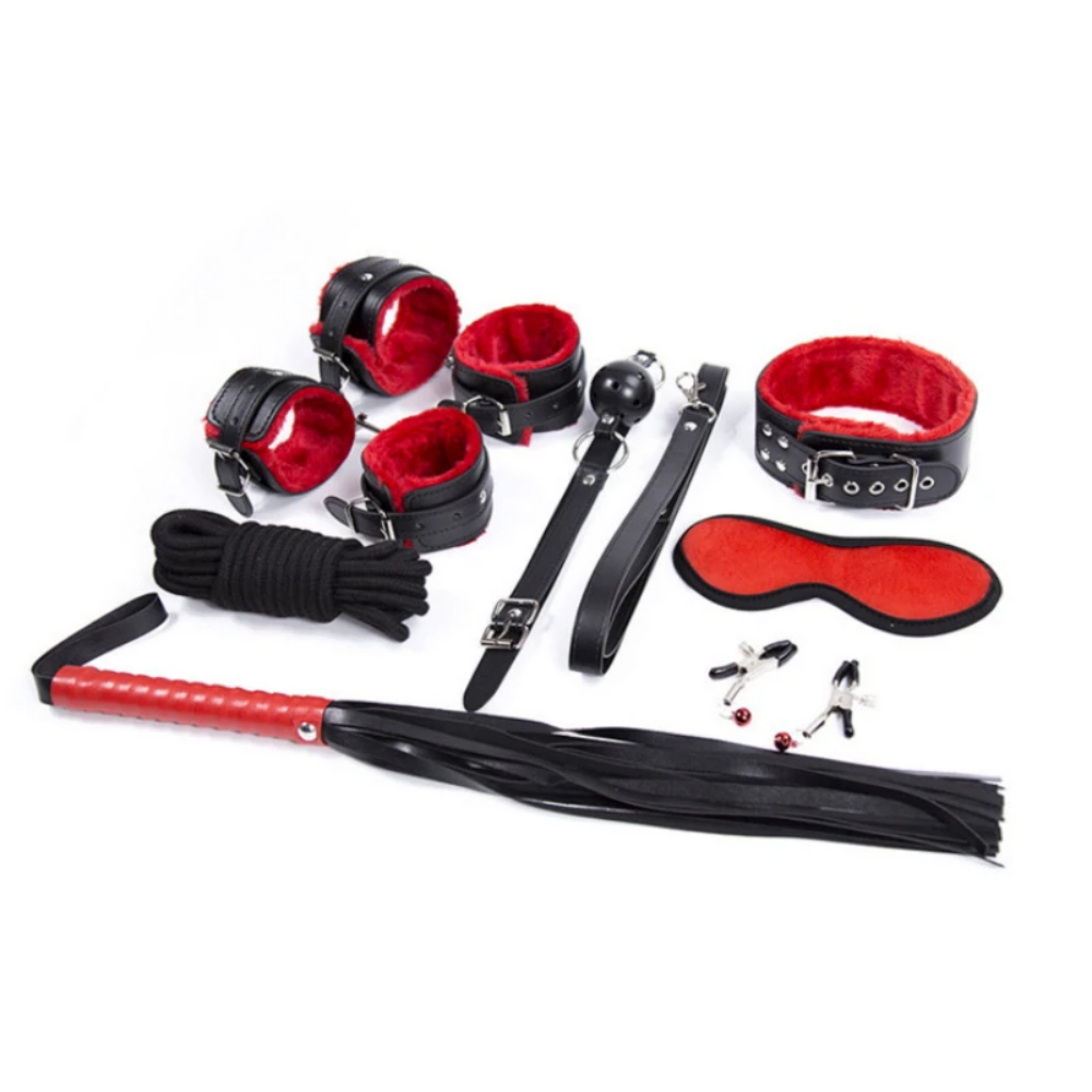 Leather BDSM Kit Handcuffs Sex - Party Games Couple reseña y precio