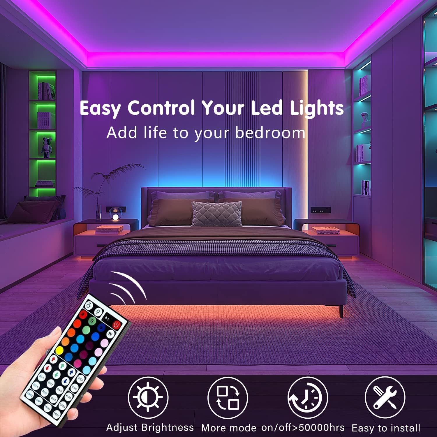 USB LED Strip Lights with 44 K - Party Games Switch reseña y precio