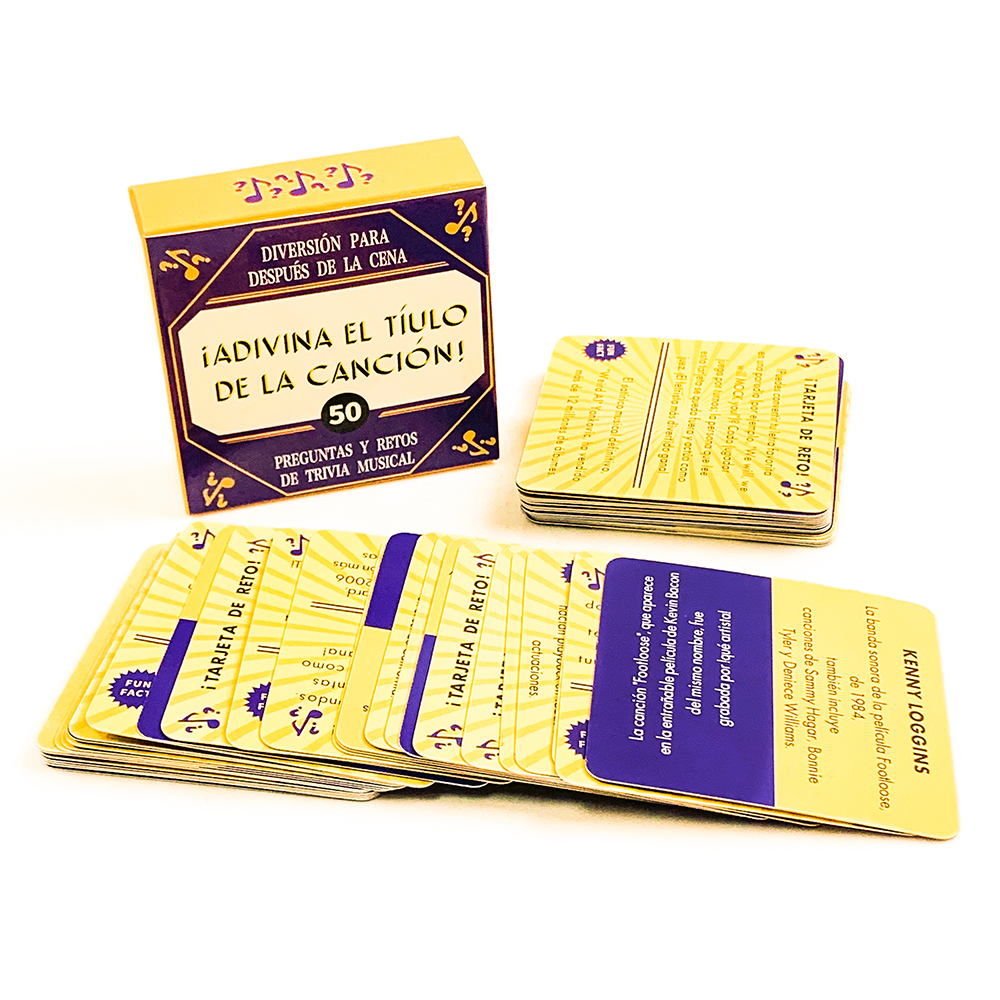 Spanish Mini Card Game Travel  - Party Games Name reseña y precio