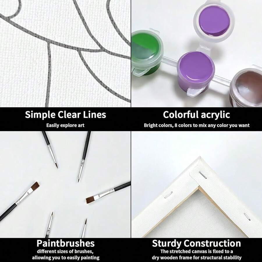 Pack Pre Drawn Canvas To Paint - Party Games Couple reseña y precio