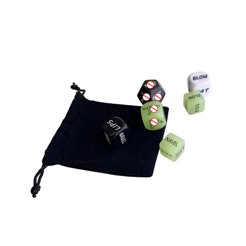 6PCS Adult Sex Dice Combo Set  - Party Games Couple reseña y precio