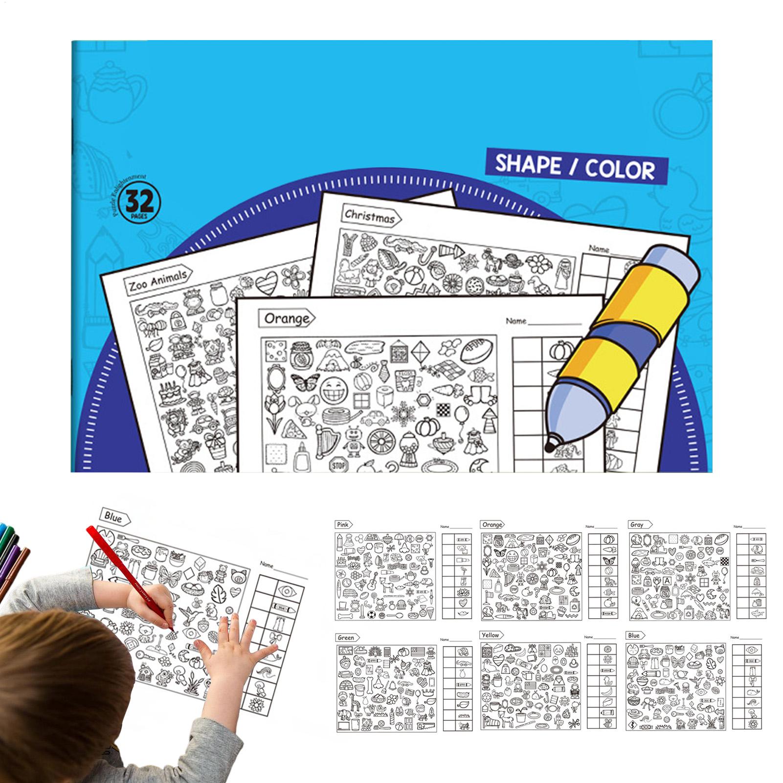 Preschool Activity Book With M - Party Games Kid Friendly reseña y precio