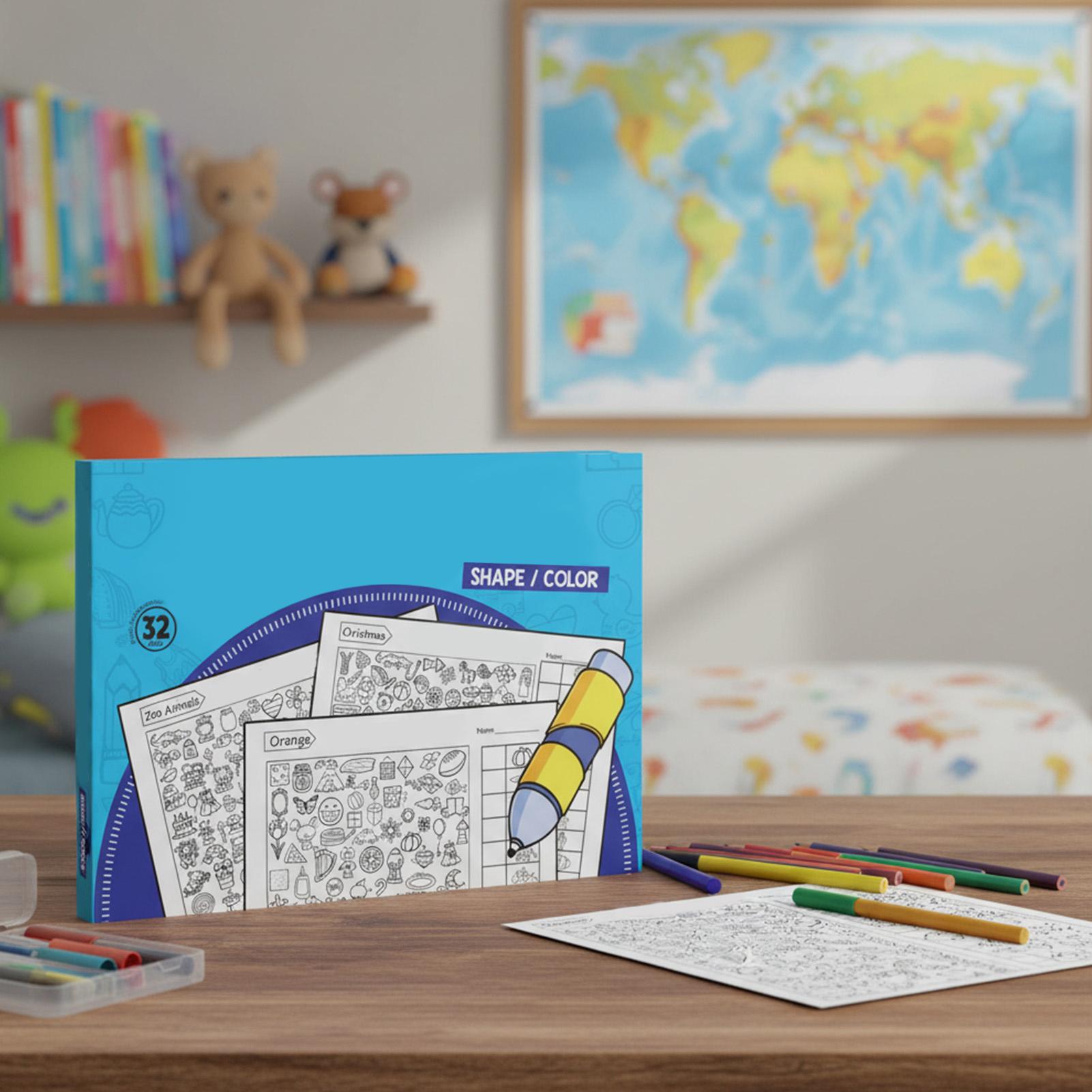Preschool Activity Book With M - Party Games Kid Friendly reseña y precio