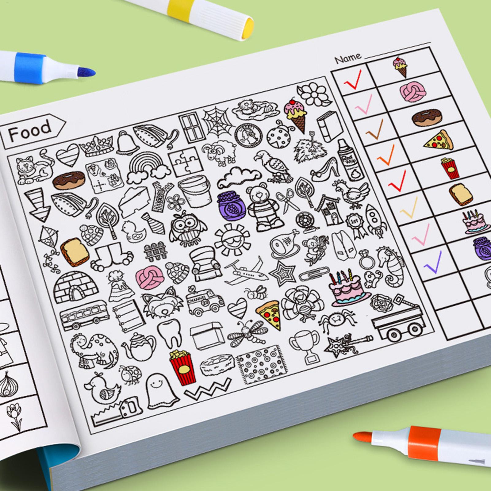 Preschool Activity Book With M - Party Games Kid Friendly reseña y precio