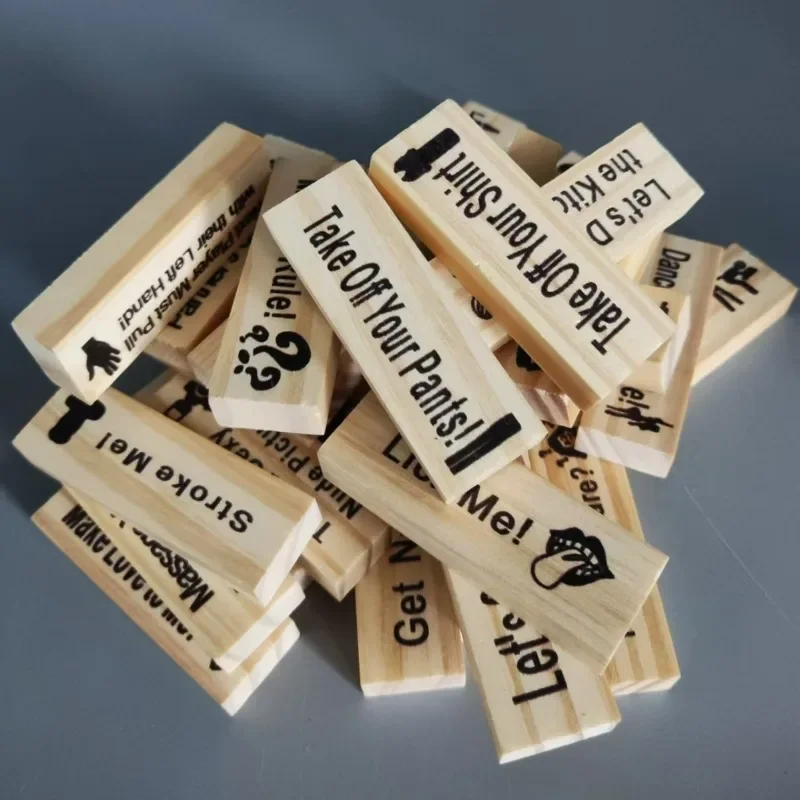 48PCS Block Tower Game Couple  - Party Games Couple reseña y precio