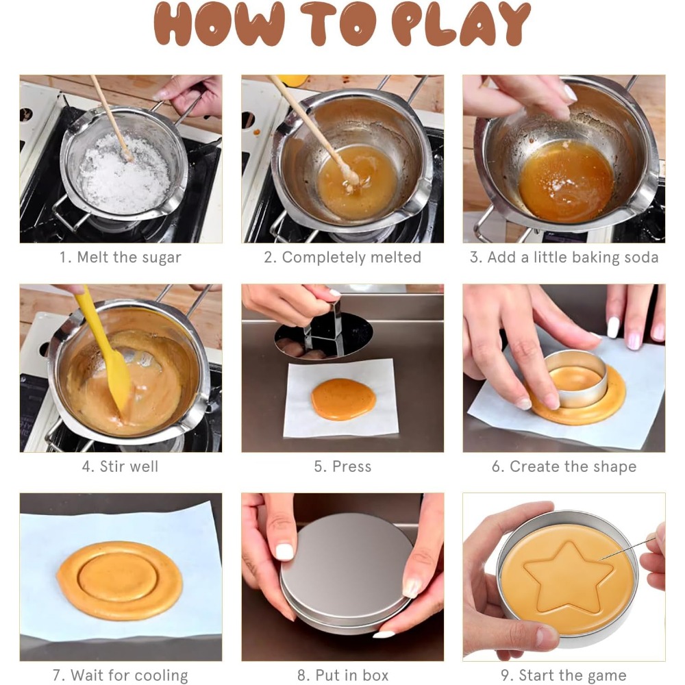 4pcs/set Korean Sugar Cookie M - Party Games Kid Friendly reseña y precio