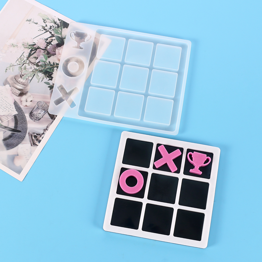 Tic Tac Toe Silicone Resin Mol - Party Games Kid Friendly reseña y precio