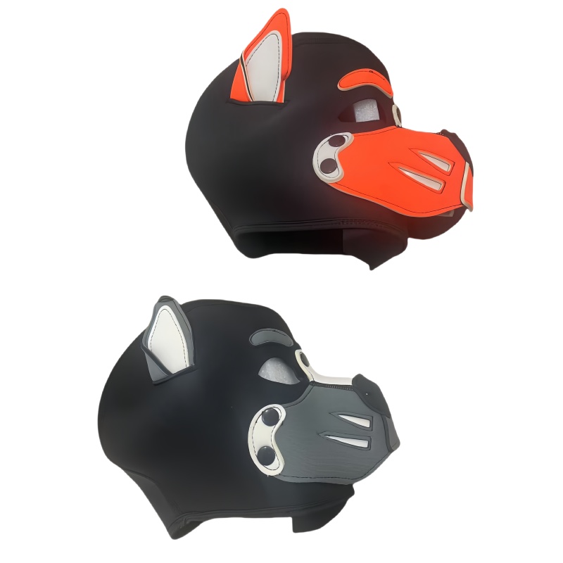 Erotic Colorful Dog Hood Mask  - Party Games Couple reseña y precio