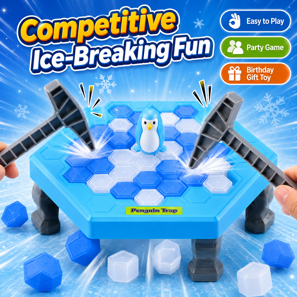Penguin Breaking Ice Table Gam - Party Games Juego reseña y precio