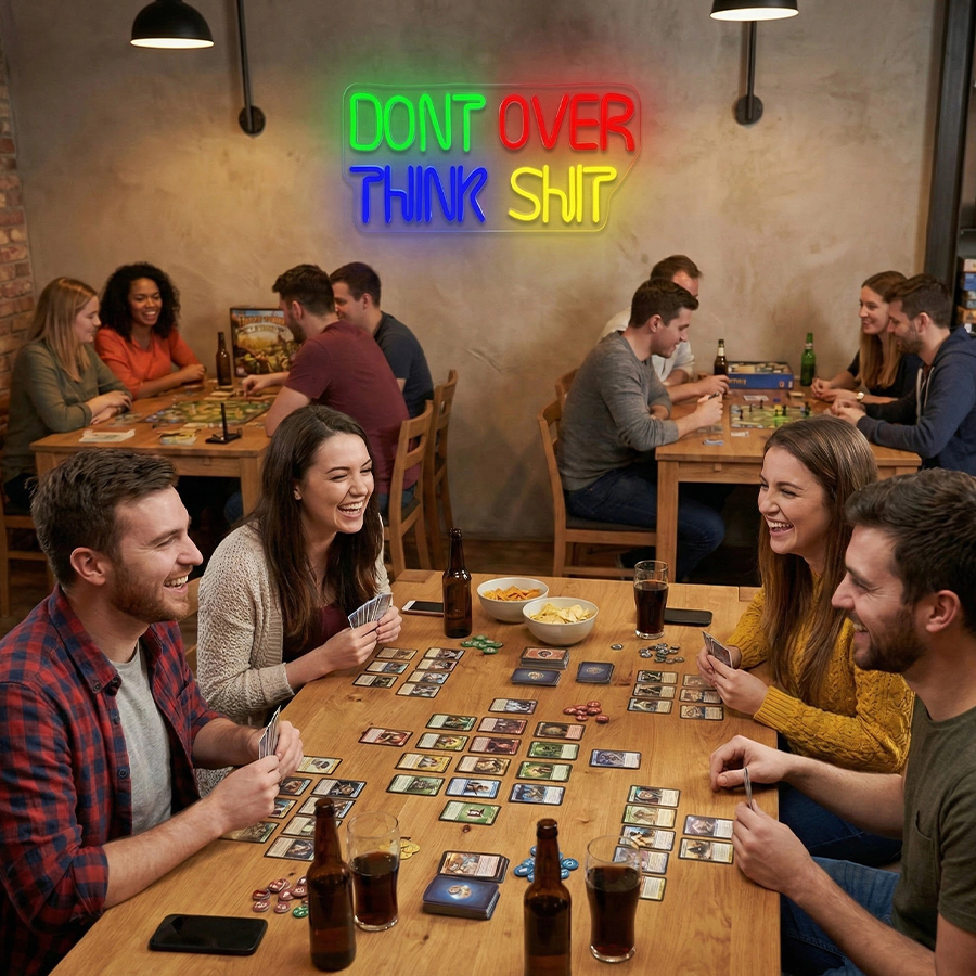 Neon Sign, USB Powered LED Fun - Party Games Quotes reseña y precio