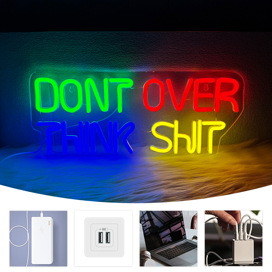 Neon Sign, USB Powered LED Fun - Party Games Quotes reseña y precio