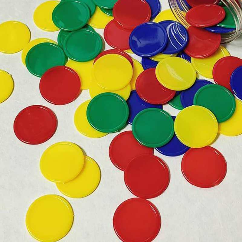 Bingo Markers Chips 37MM 4 Col - Party Games Juego reseña y precio