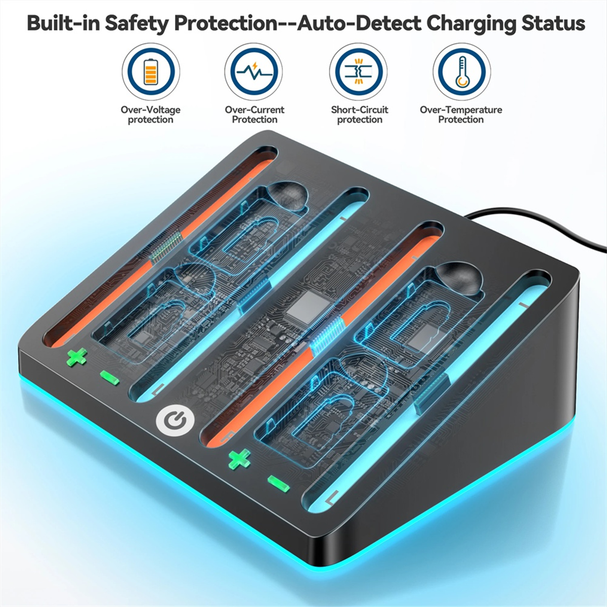 New 3C-Charging Dock for Switc - Party Games Switch reseña y precio