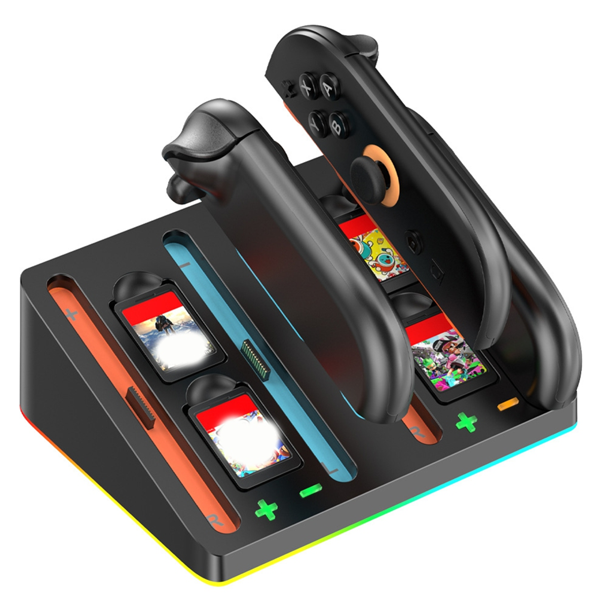 New 3C-Charging Dock for Switc - Party Games Switch reseña y precio