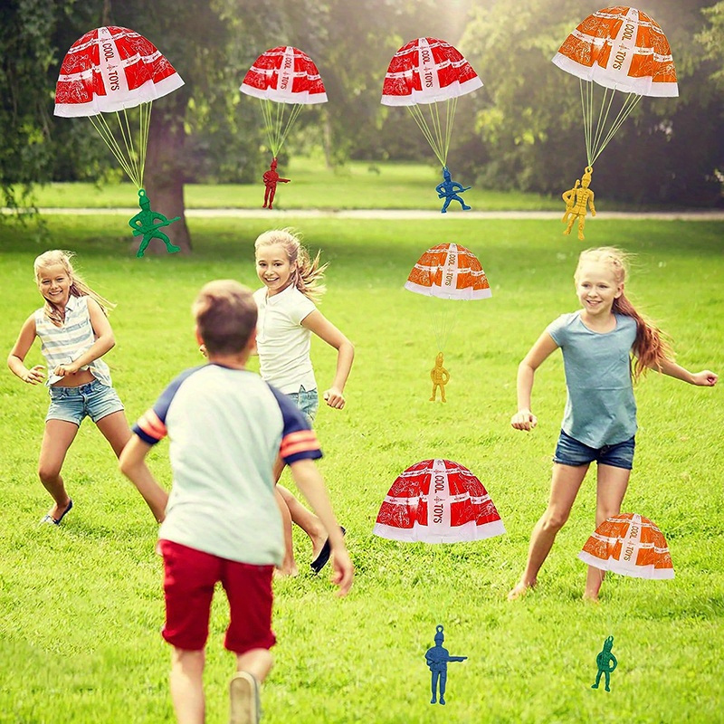 10/100pcs Parachute Toys for K - Party Games Ideas For Kids reseña y precio