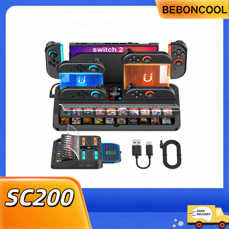 BEBONCOOL SC200 Switch2 Chargi - Party Games Switch reseña y precio