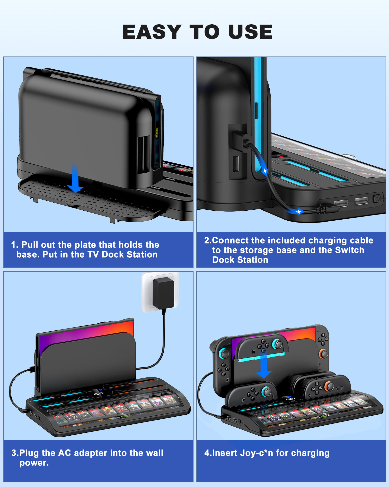 BEBONCOOL SC200 Switch2 Chargi - Party Games Switch reseña y precio