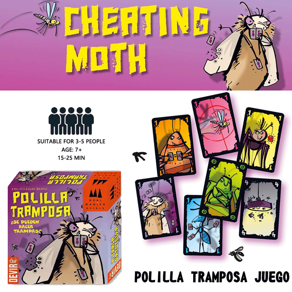 Polilla Tramposa Board Games T - Party Games Juego reseña y precio