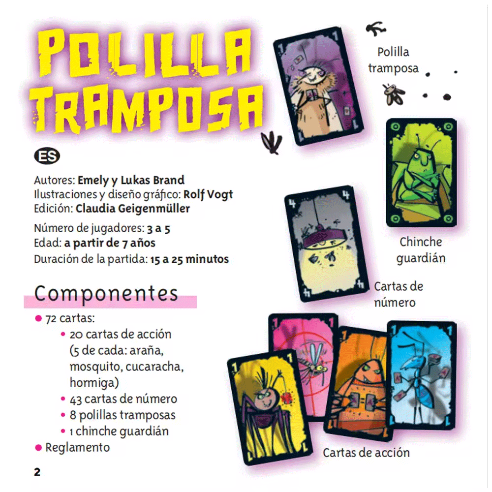 Polilla Tramposa Board Games T - Party Games Juego reseña y precio