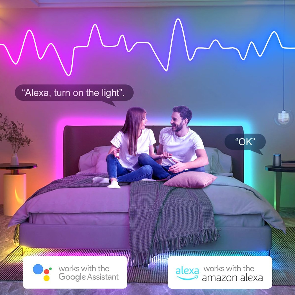 5m WiFi Neon RGBIC LED Strip W - Party Games Switch reseña y precio