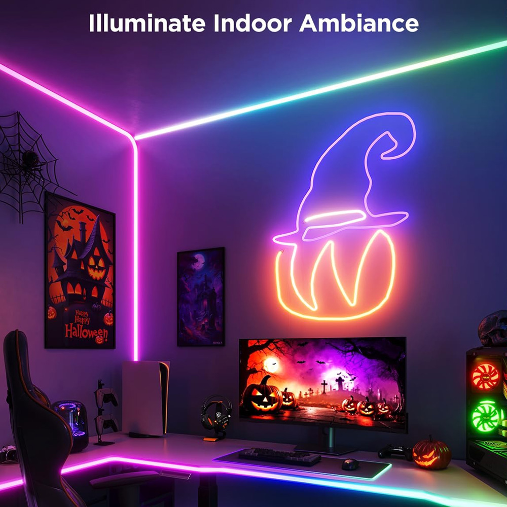 5m WiFi Neon RGBIC LED Strip W - Party Games Switch reseña y precio