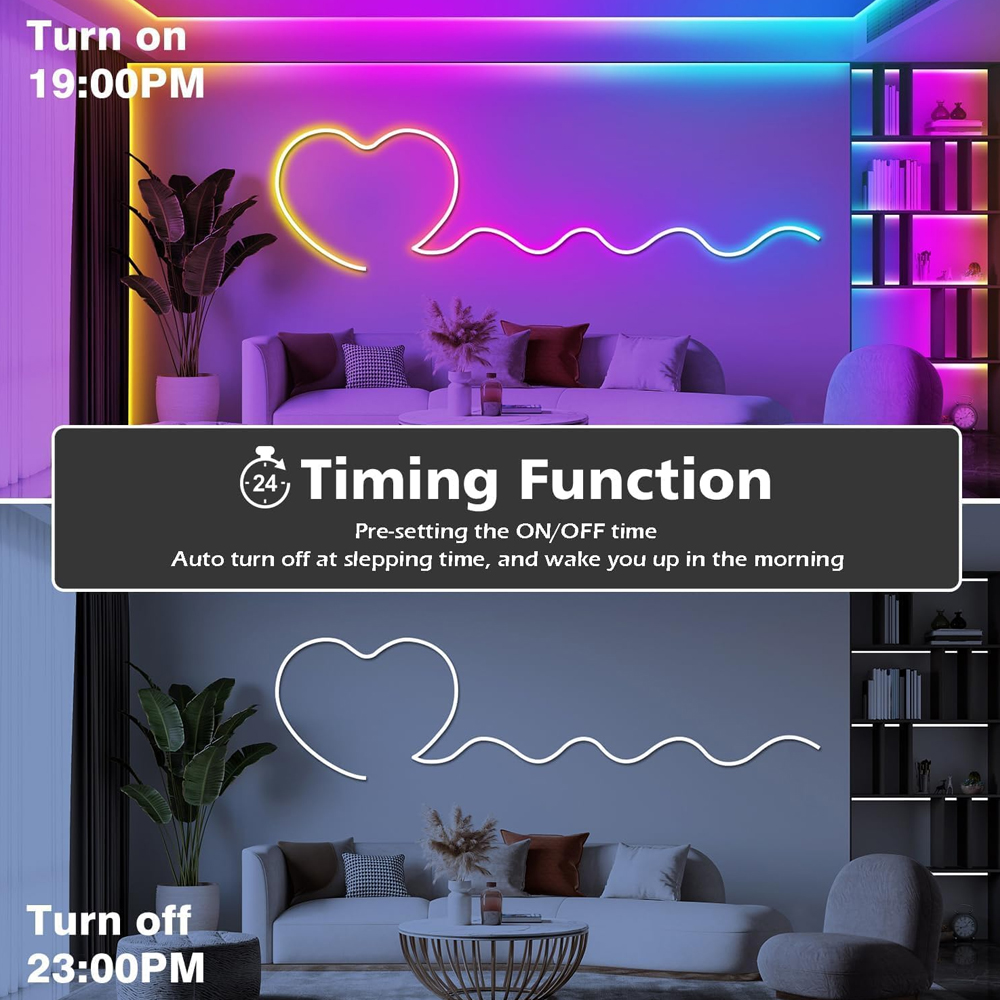 5m WiFi Neon RGBIC LED Strip W - Party Games Switch reseña y precio