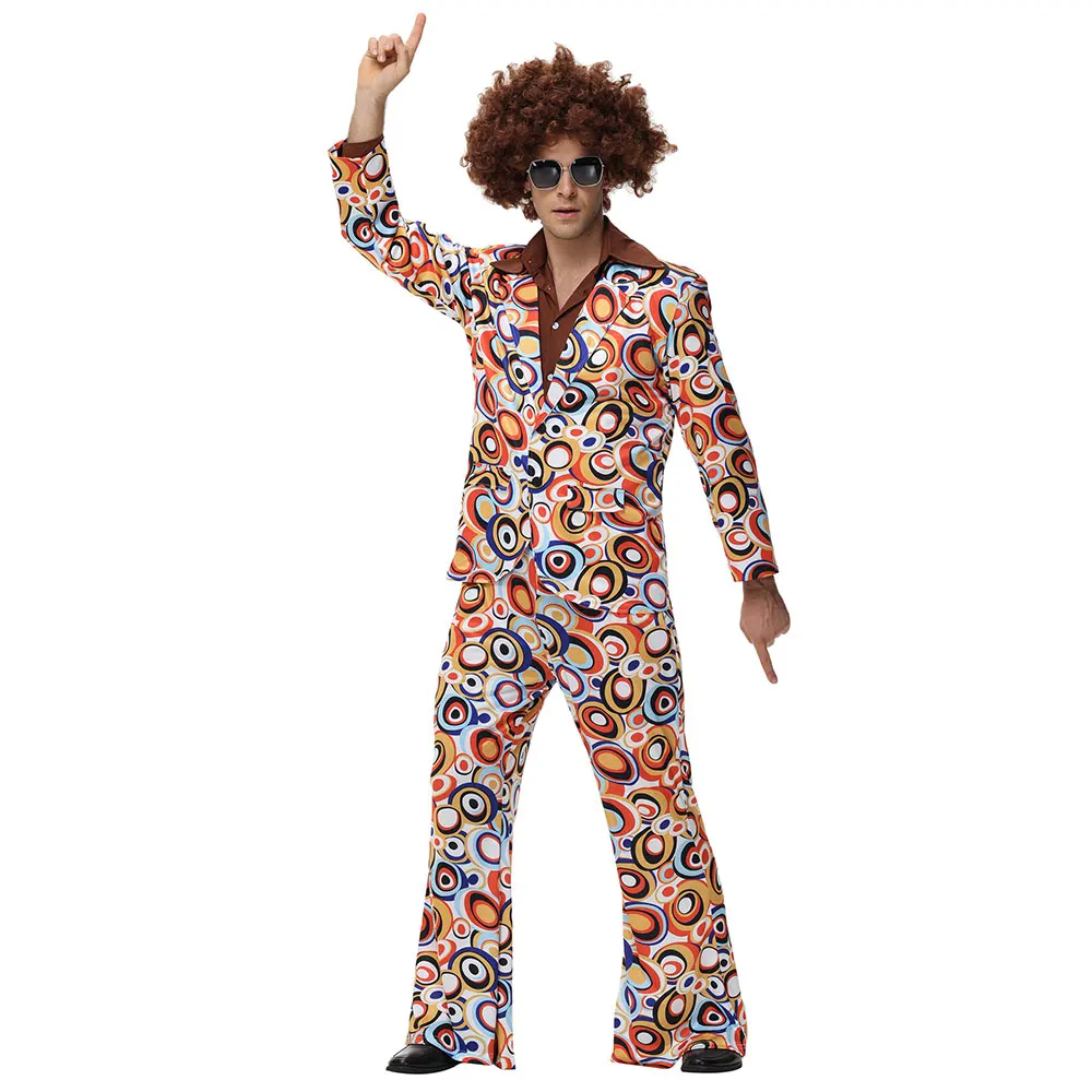 Men Women Retro 70s 80s Hippie - Party Games Couple reseña y precio