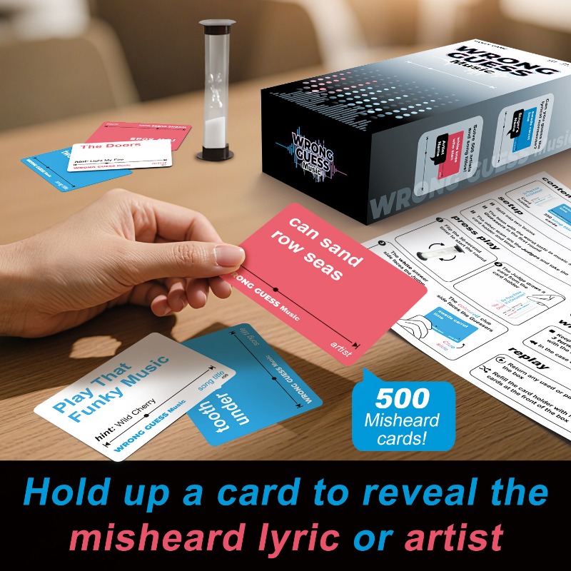 500 Funny Music Lyrics Cards P - Party Games Quotes reseña y precio