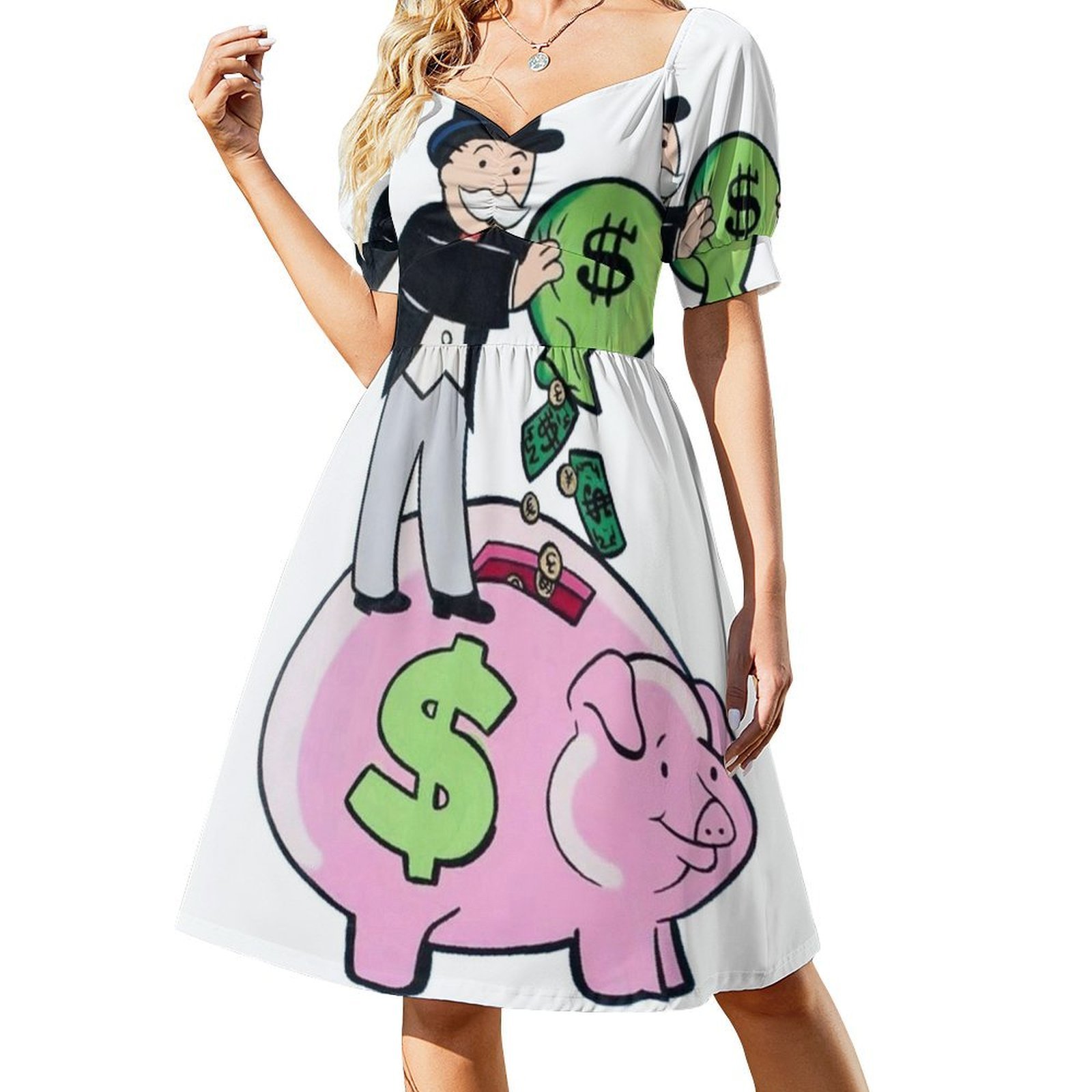 Piggy Bank Sexy Vacation Dress - Party Games Quotes reseña y precio